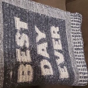Alexandra Ferguson Gray and Black Home Decor Accents Throw Size 58X51"